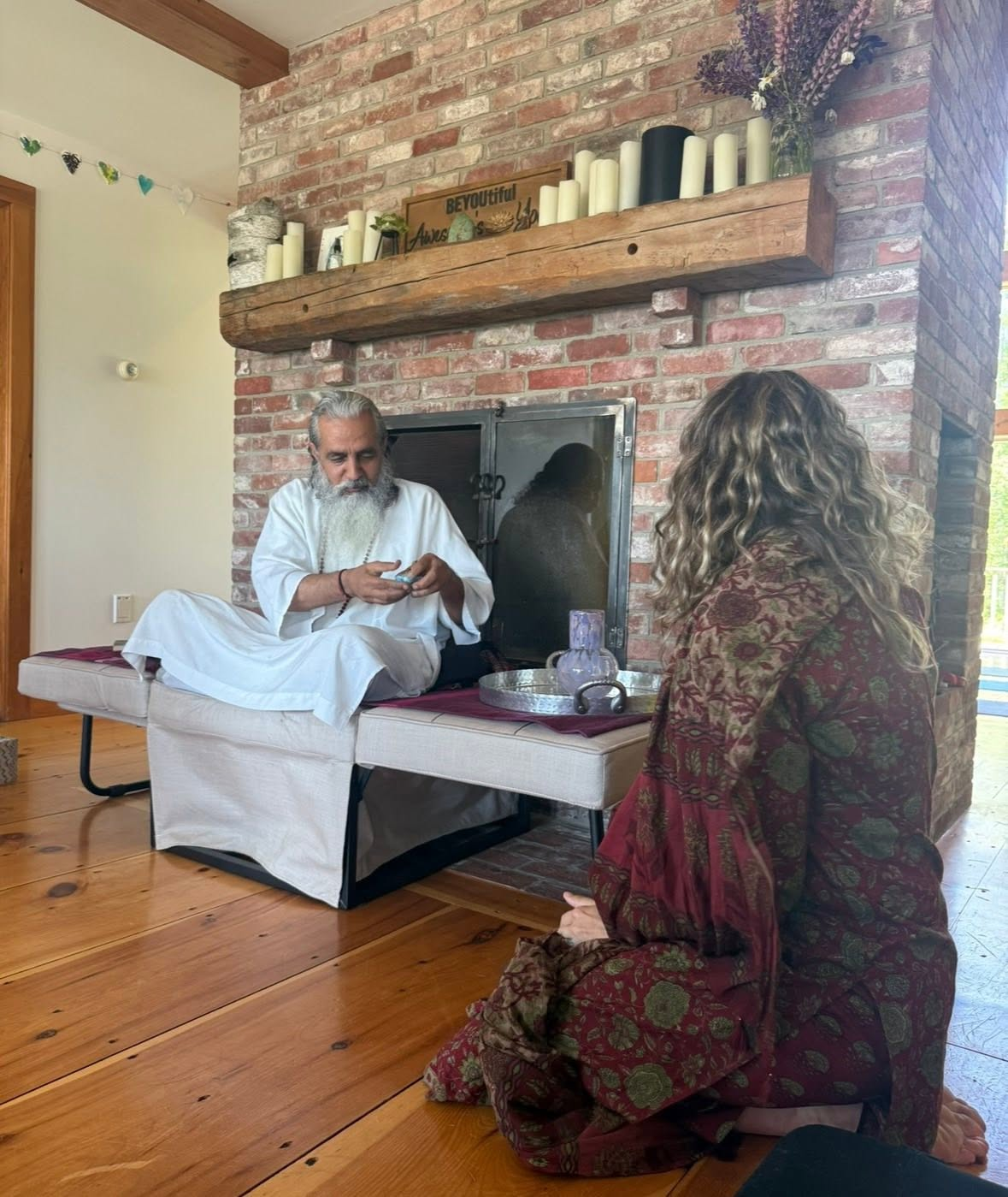 With Dr. Omanand Guruji